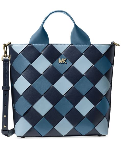 michael michael kors mott woven leather market tote|MICHAEL Michael Kors Mott Medium Tote (Olive) .